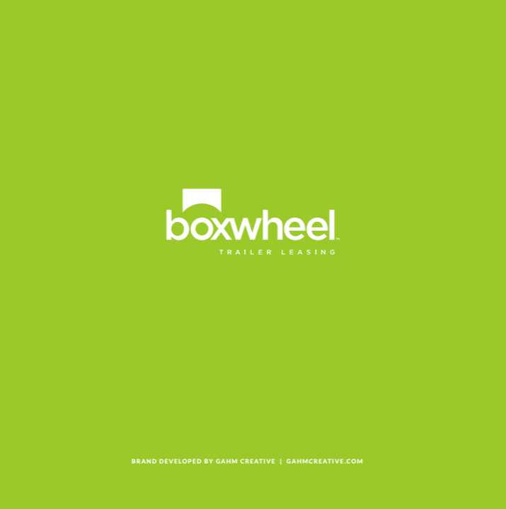 Boxwheel Trailer Leasing. Primary mark on brand green