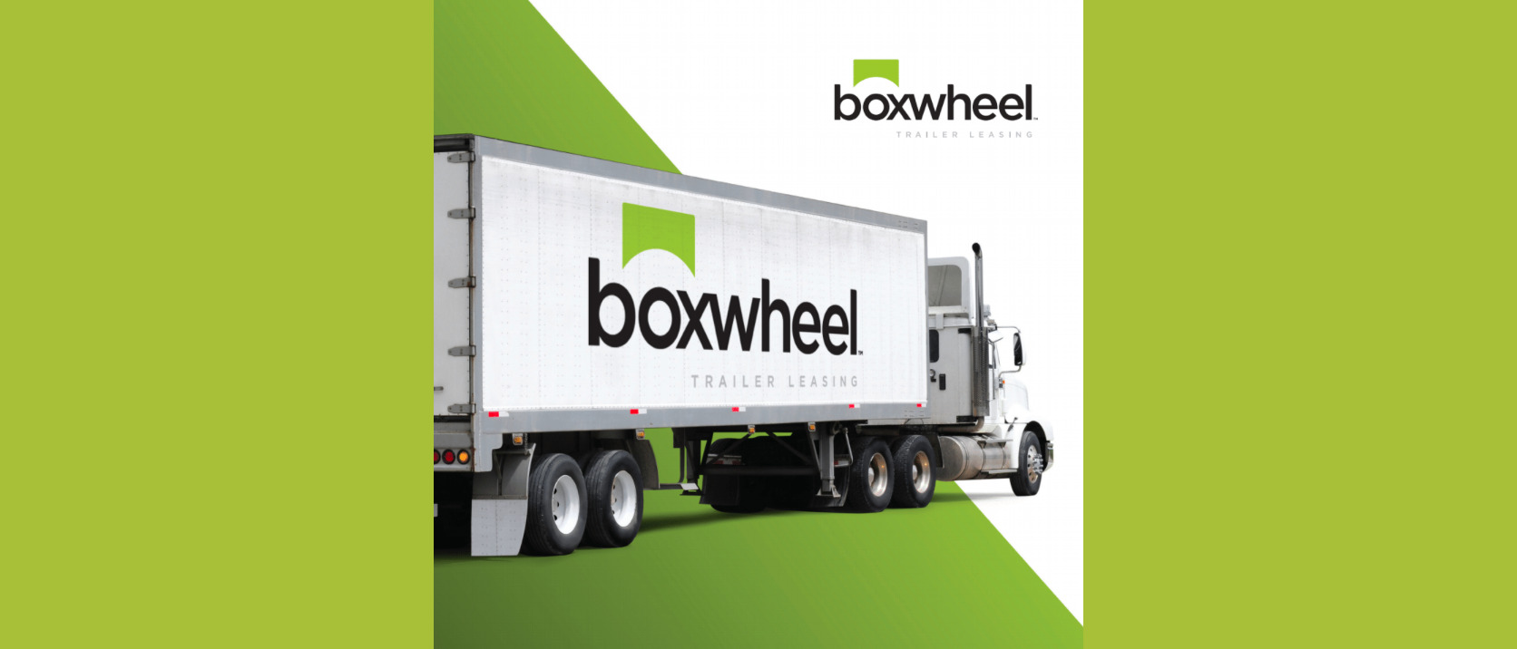 Boxwheel Trailer Leasing. Branded dry van