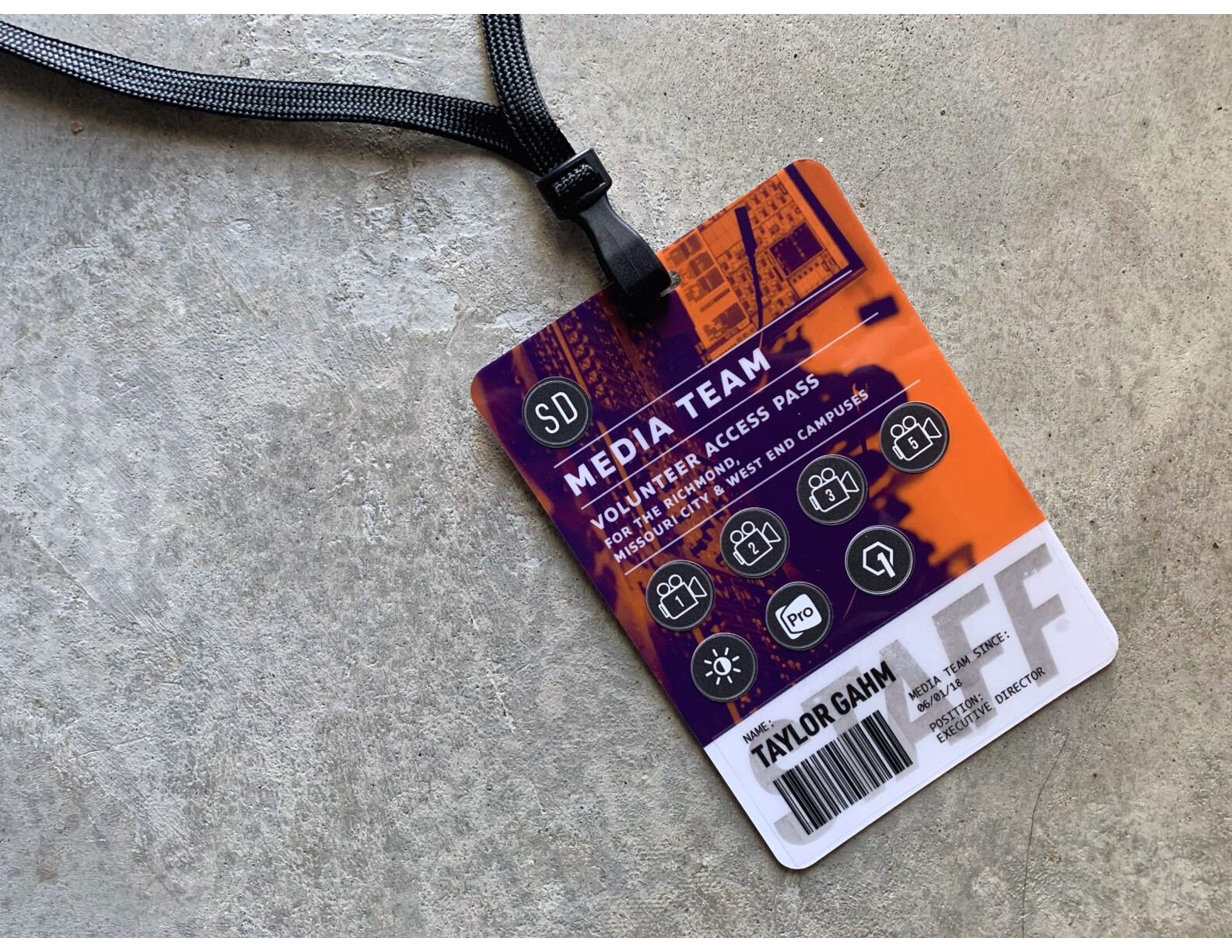 River Pointe Church. Media Team Pass