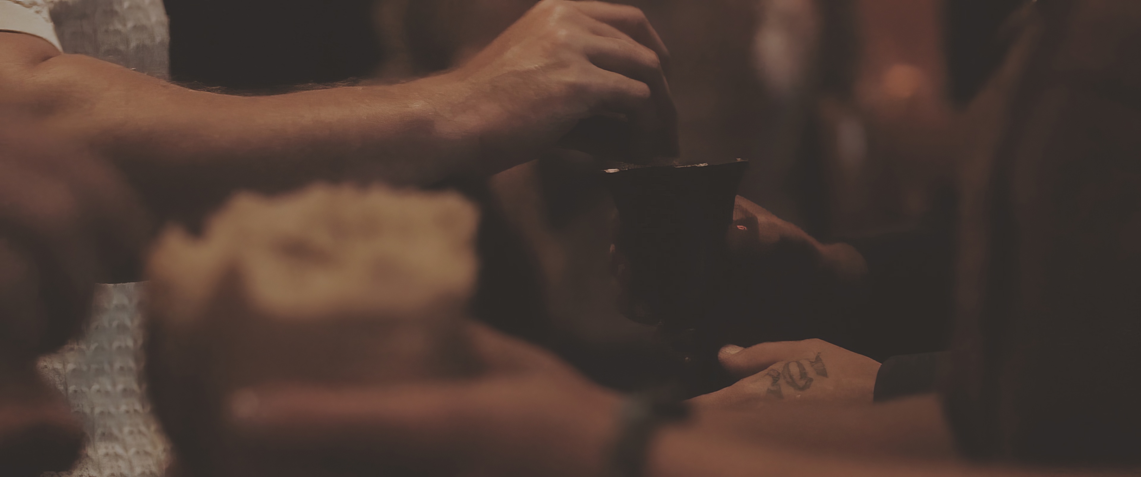 Communion. The chalice, close up