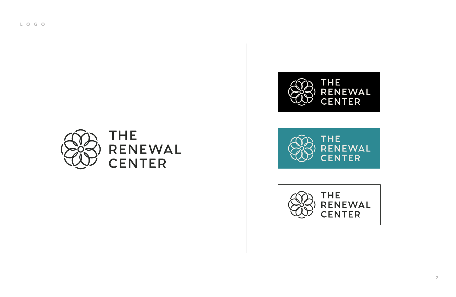 TRC. Primary logo lockups