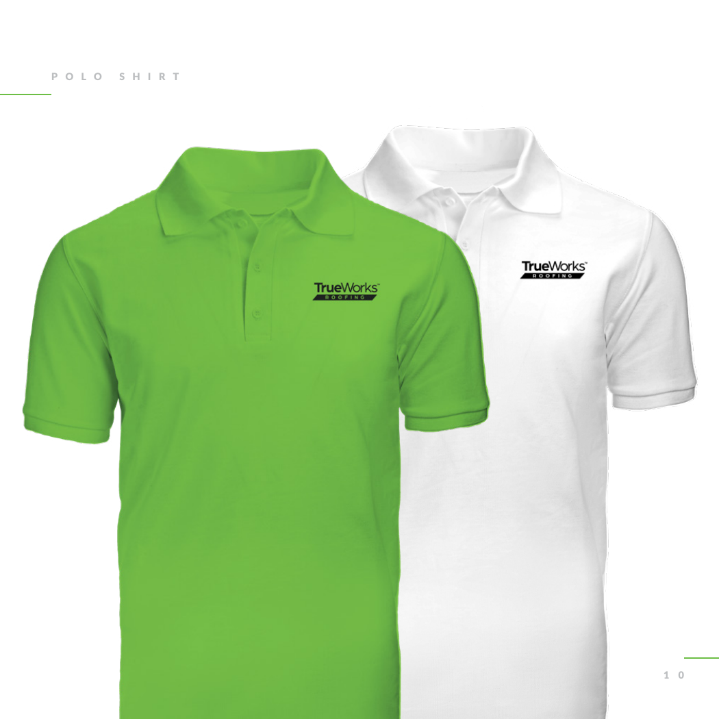 TrueWorks brand guidelines. Page 9